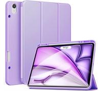 Naeryut-Ztotopcase Coque Pour Ipad Air 13 2024/Pro 12.9 Pouces 2018,Ultra Mince Smart Protection Housse Avec Support Intégré Pencillumière,Fonction De Sommeil/Stèle,Prise En Charge Du Pencilviolet