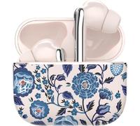 NAERYUTER-Skylark Tws Ecouteurs Sans Fil-Annulation De Bruit Améliorée (Enc) Ecouteurs Bluetooth 5.3 Avec Lecture De 10 Heures Et Sauvegarde De L'Étui De 48 Heures Temps-Cath Kidston Fraise Jardin Bl