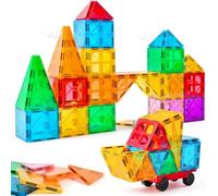 NAETANY Construction Magnetique Enfant 42 Pièces Blocs Construction Magnétique 3D