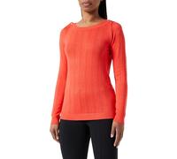 NAF Femme Muse ML Pull-Over, Rouge Feu, L EU