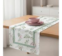 NAF NAF Chemin de table en résine anti-taches 50 x 150 cm Jasmin