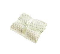 Naf-Naf Couverture Double Face, 100% Polyester, Beige