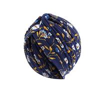 NAFING Foulard Chimio Femme Réutilisable Elegant Turban À Enfiler Côtelé Léger Multicolore Turban Chimio Respirant Coton Fin Cap Pour Femme Musulmane Voilée