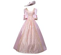 NAFING Robe de soirée Baroque Marie Antoinette XVIIIe siècle Renaissance Période Historique Robe Bal Victorienne Tenue de Soirée Médiévale