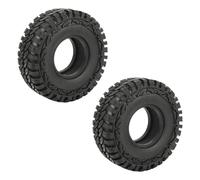 NAFRECX Rc Pneus Compatible avec AXIAL SCX10 II III pour Capra pour Jeep pour Wrangler 1.9 Pouces Pneus sur Chenilles Rock 114MM Pneu 1/2/4 Pièces pour Voiture 1/10 RC(2pcs)