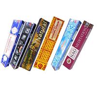 Nag Champa Golden Nag Med Aastha Goloka Natural Superhit Lot de 12 boîtes de 182 g