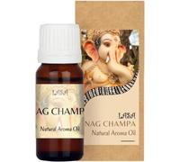 Nag Champa - Huile aromatique naturelle pure pour diffuseur, désodorisant d'air et de chambre, bougies, pot-pourri - Lot de 1 (10 ml)