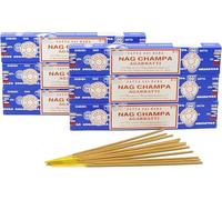 Nag Champa Satya nagchAMPA - Bâtonnets d'encens - 6 boites de 15g