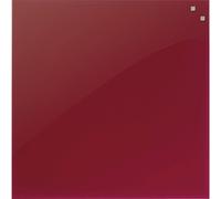 Cadre GENERIQUE NAGA CLASSIC - Tableau magnétique en verre - 45 x 45 cm - Rouge