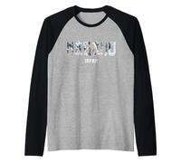 Nagano Japan Nagano City Design Vintage établi Manche Raglan