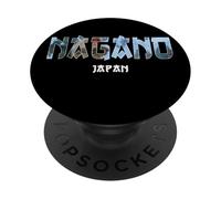 Nagano Japan Nagano City Design Vintage établi PopSockets PopGrip Adhésif