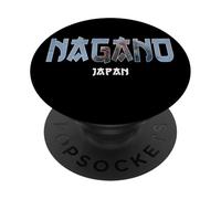 Nagano Japan Nagano City Design Vintage établi PopSockets PopGrip Adhésif