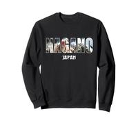 Nagano Japan Nagano City Design Vintage établi Sweatshirt