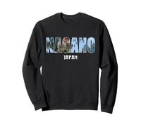 Nagano Japan Nagano City Design Vintage établi Sweatshirt
