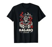 Nagano Japan Onsen Souvenir de Voyage de Campagne T-Shirt