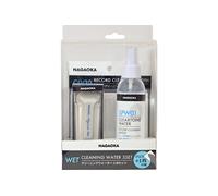 Accessoire platine vinyle Nagaoka Kit de nettoyage CTW-SET1 pour disques vinyles : Cleartone water SPW01, chiffon CLV30 et brosse velours WCL-111 Vinyle