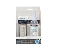 Nagaoka Kit de nettoyage CTW-SET1 pour disques vinyles : Cleartone water SPW01, chiffon CLV30 et brosse velours WCL-111