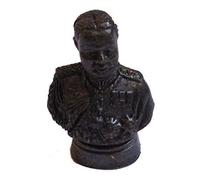 NagaPatches Figurine Buste Rama V Bronze Noir Roi Thaïlande