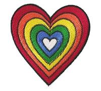 NagaPatches Patche Coeur Love écusson thermocollant Patch Amour brodé
