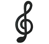 NagaPatches Patche écusson thermocollant Clé de Sol