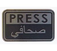 NagaPatches Patche PVC press reporter guerre journaliste Irak patch scratch tactical morale