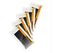 NAGARAKU 5 Boîtes Extension de Cils à Cils Individuel Volume Russe Faux Cils Professionnel Classique 1: 1 Cils Naturel Boucle Stable Léger Wispy Singel Eyelash Extensions Noir 16 Row(0.07mm C 7-15mm)