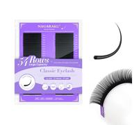 NAGARAKU 54 Rows Cils Classiques 0.10mm D 7-15mm Noir Volume Russe ou 1:1 | Capacité 3,3x Supérieure, Idéale Pour Salon Pro Les Techniciennes Et Un Usage Intensif Un Excellent Rapport Qualité-prix