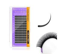NAGARAKU Cils Classiques 0.05mm C 09mm Noir Volume Russe ou 1:1 16 Rows | Haute Densité, Base Sans Résidus Ni Colle Fibre Souple Et Légère Précise Pour Créer Rapidement Un Volume Naturel Ou Intense