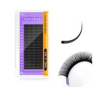NAGARAKU Cils Classiques 0.05mm C 12mm Noir Volume Russe ou 1:1 16 Rows | Haute Densité, Base Sans Résidus Ni Colle Fibre Souple Et Légère Précise Pour Créer Rapidement Un Volume Naturel Ou Intense