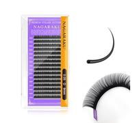NAGARAKU Cils Classiques 0.05mm D 09mm Noir Volume Russe ou 1:1 16 Rows | Haute Densité, Base Sans Résidus Ni Colle Fibre Souple Et Légère Précise Pour Créer Rapidement Un Volume Naturel Ou Intense