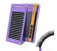 NAGARAKU Cils Classiques 0.07mm C 07mm Noir Volume Russe ou 1:1 16 Rows | Haute Densité, Base Sans Résidus Ni Colle Fibre Souple Et Légère Précise Pour Créer Rapidement Un Volume Naturel Ou Intense
