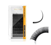 NAGARAKU Extension de Cils à Cils Individuel Volume Russe Faux Cils Professionnel Classique 1: 1 Cils Naturel Boucle Stable Léger Soie Wispy Singel Eyelash Extensions Noir 16 Row(0.15mm D Curl 7-15mm)