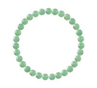 Nàgàrjuna - Bracelet Aventurine Naturelle - Elastique Haute Résistance - Diamètre des Gemmes 6 mm - Bijou Homme Femme
