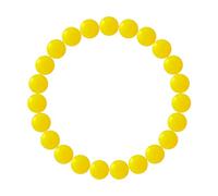 Nàgàrjuna - Bracelet Véritable Agate Jaune Naturelle - Elastique Haute Résistance - Diamètre des Gemmes 8 mm - Bijou Homme Femme