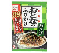 |Nagatanien OTONA NO FURIKAKE || Rice Seasoning || Wasabi & Seaweed 13.5g ( 2.7g x 5 Pcs ) [ Japanese Import ]|