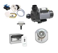 Nage à contre-courant Jet Vag Junior PRO avec télécommande - Kit complet 3 cv Mono, Version à fixer sur une paroi