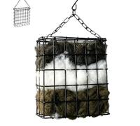 Nage d'oiseaux, couverture carrée rechargeable - bombe pour oiseaux sauvages, pour patio extérieur pelouse allée arbre terrestre moineau rouge