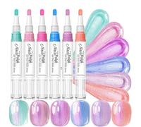 Nagel-Gel-Stift 6 Farben Schnelltrocknenxd Ohne UV-Lampe