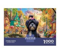 Nager Chihuahua Puzzle 1000 Pièces - Carton De Qualité Supérieure & Difficile Vue Urbaine Chien - À Partir De 14 Ans 38x26cm/1000pcs