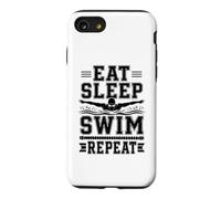 Nageur Nager Swimming Repeat-Swim Pool-Fun Natation Coque pour iPhone SE (2020) / 7/8