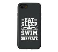 Nageur Nager Swimming Repeat-Swim Pool-Fun Natation Coque pour iPhone SE (2020) / 7/8