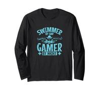 Nageur par Day Gamer par Night Gaming Swim Manche Longue