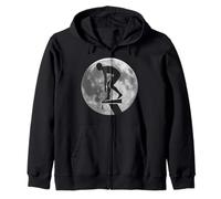 Nageur Piscine Natation Nager Lune Sweat à Capuche