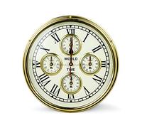 Nagina International Horloge nautique en laiton avec 5 moteurs de mécanismes | Horloge nautique bateau accessoire