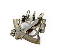 Nagina International Sextant de Navigation Marine en Laiton Poli et Antique (5 Pouces, Laiton Antique)