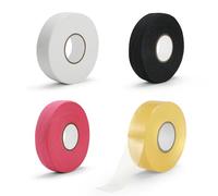Nagoyuki Lot de 4 rubans adhésifs adhésifs en caoutchouc pour crosse de hockey sur glace/golf/tennis/squash/badminton/baseball 2,5 cm x 25 m