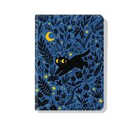 NagpintS Étui Kindle 2014 7e génération - Étui pour Amazon Kindle Touch 2014 (Kindle 7 7e génération) Ereader Slim Housse de Protection Smart Case pour modèle Wp63Gw-Blue Nocturnal Cat