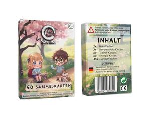 Nagumi Mystery Boîte de 50 cartes à collectionner compatibles avec cartes Pokémon - Kit surprise - Idéal pour les débutants et comme cadeau - Allemand