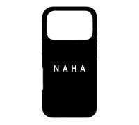 Naha Beach/Japan Coastal Holiday Design Moderne Polices Coque pour iPhone 17 Pro