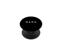 Naha Beach/Japan Coastal Holiday Design Moderne Polices PopSockets PopGrip Adhésif